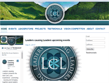 Tablet Screenshot of leaderscausingleaders.com
